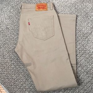 Men’s Levi 511 Tan Jeans